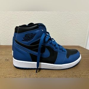 Men’s Black and Blue Air Jordans